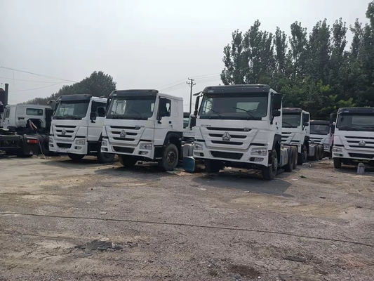 10 Räder Gebraucht Traktor Truck HOWO Truck Head 376-420HP mit Rohrlosen Reifen Design