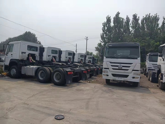 10 Räder Gebraucht Traktor Truck HOWO Truck Head 376-420HP mit Rohrlosen Reifen Design