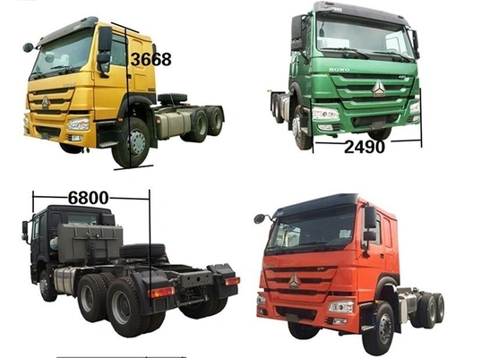 Rohrloser Reifendesign Gebraucht Sinotruk HOWO 371 Lkw-Kopf Traktor Dump Truck mit Rabatt