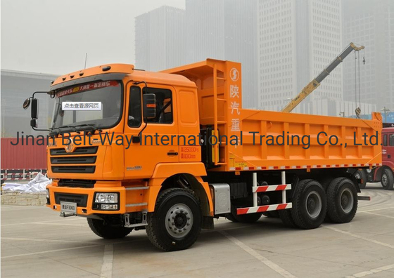 Shacman F2000 F3000 Euro2 Gebraucht-Tipp-Truck mit Rohrlosen Reifen und nach dem Abwurf