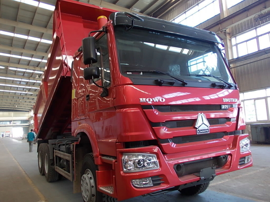 Schwerlastfahrzeug 6×4 Antriebsrad Sinotruk HOWO Mülltransporter Tipper mit ISO-Reifenzertifizierung