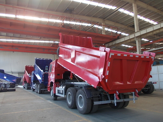 Schwerlastfahrzeug 6×4 Antriebsrad Sinotruk HOWO Mülltransporter Tipper mit ISO-Reifenzertifizierung