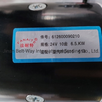 Sinotruk HOWO Lkw-Ersatzteile Startermotor 612600090210 Unterstützungszahlung in USD